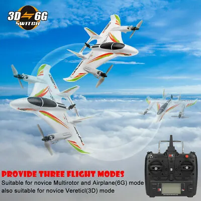 £149.99 • Buy WLtoys XK X450 2.4G 6CH RC Aircraft 3D/6G RC Airplane Glider Fixed Wing RTF Gift