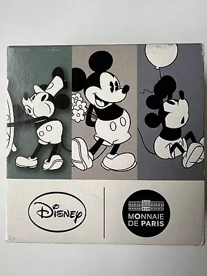 2016 Mickey Through The Ages €50 Euro 5 Oz Proof Silver-Box/COA Mintage ONLY 500 • $59.88