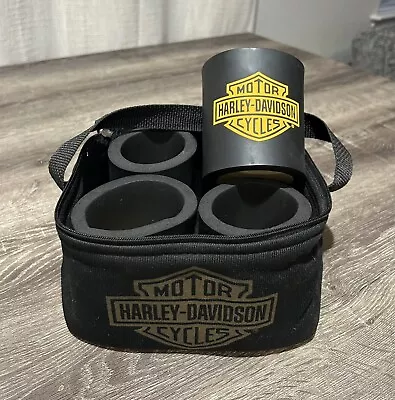 Harley-Davidson Motorcycles Lunchbox Cooler With 4ea Koozie Can Coolers • $45