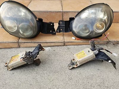 JDM 2002-03 Subaru Bug Eye WRX  Black HID Projector Headlights GDA OEM • $550