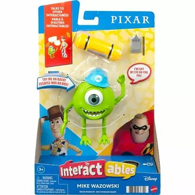 NEW Disney Pixar Monsters Inc Mike Wazowski Talking Figure Interactables • £22.99