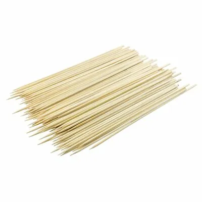 £3.28 • Buy 300 X Bamboo Wooden Skewers Cocktail Sticks Buffet Burger BBQ Party Olive Fruits