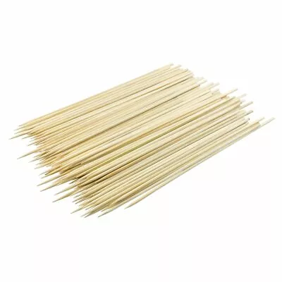 £3.28 • Buy 300 X Bamboo Wooden Skewers Cocktail Sticks Buffet Burger BBQ Party Olive Fruits
