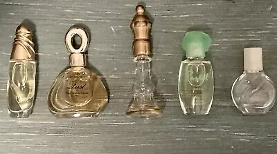 5 Vintage Mini Perfume Bottles First / Pastel/Escada /Vanderbilt • $12.99