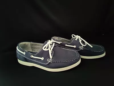 H&M Deck Shoes In Canvas With Imitation Leather Laces U.S. Size 8.5 • $27