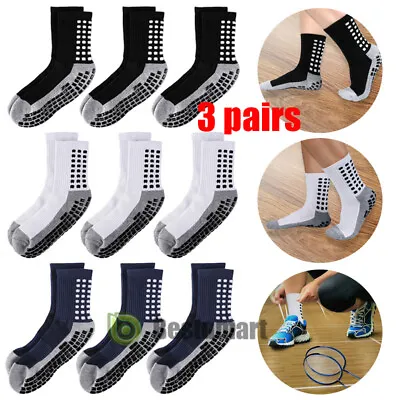 Heat Holders - Mens Warm Thermal Non Skid Low Cut Ankle Slipper Socks With Grips • $8.91
