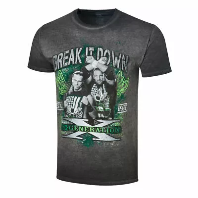 Wwe D-generation X “break It Down” Mineral Wash T-shirt All Sizes New Dx • £24.99