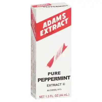 Adams NEW Pure Peppermint Extract Flavoring 1.5oz Bottles (Pack Of 2) • $19.25