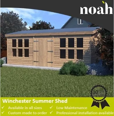 16x10 'Winchester Garden Shed' Heavy Duty Wooden Shed/Workshop/Summerhouse • £2190