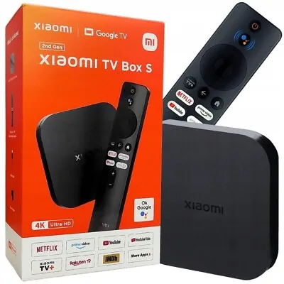 Xiaomi Mi TV Box S (2nd Gen) 2GB/8GB Google TV 5G WIFI HDR10+ 4k Streamer 2023 • $66
