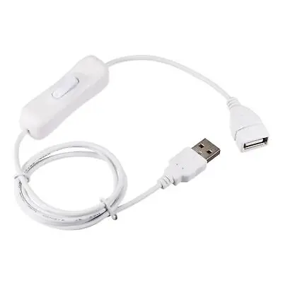 $23.02 • Buy USB Cable With ON/Off Switch USB Male To Female Extension Cord 1M White
