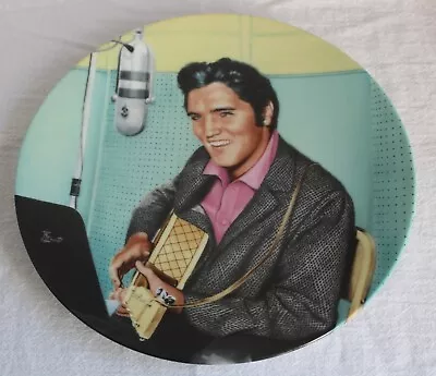 “A Studio Session“ Elvis Presley Looking At A Legend Delphi Plate  • $8.98