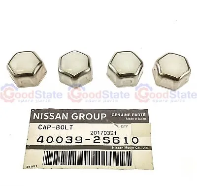 GENUINE Nissan Navara D22 4x4 4WD Steering Lock Stop Bolt Cap Caps Nuts Set Of 4 • $27.23