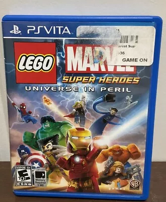 LEGO Marvel Super Heroes - Universe In Peril - PlayStation Vita - TESTED/WORKING • $11.98