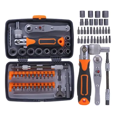 38 In 1 Rachet Screwdriver Bit Set Socket Slotted Phillips Pozi Torx Hex Tool • £5.50