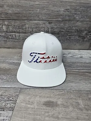USA Patriotic Titties White Trucker  Mesh Back Cap Hat Adult Snapback New • $8.40
