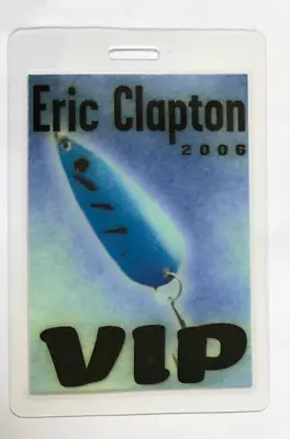 Eric Clapton Laminate Backstage Pass. • $30