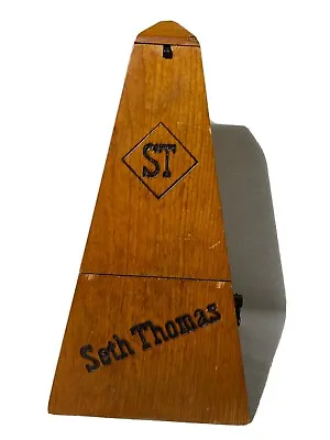 Vintage Seth Thomas Metronome De Maelzel Model 1108-000 • $95