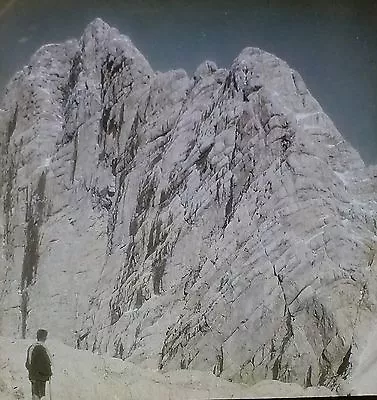 Dachstein Südwand R.d. Warte Mountain In Austria Magic Lantern Glass Slide • $7.95