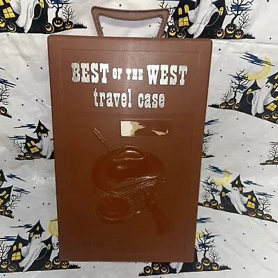 Vintage Marx Best Of The West Travel Case W/ 2 Indian Figures W Accessories-Rare • $144.99