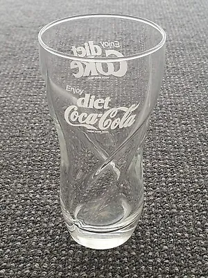 🔶️enjoy Diet Coca-cola Coke Soda Pop Drinking Large Glass Retro • $39.99