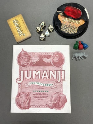 $19.95 • Buy Vintage 1995 Milton Bradley Jumanji Board Game Replacement Piece Parts