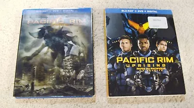 Pacific Rim 1 & 2 Uprising Lot (Blu-ray DVD 2018) Region A North America • $4.36