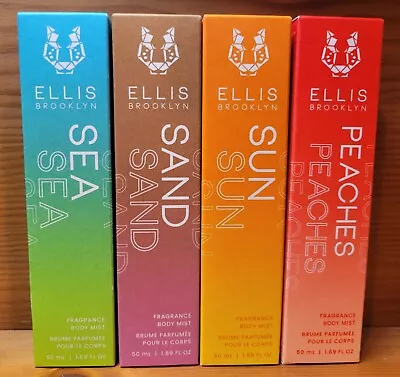 NWB Ellis Brooklyn Fragrance Mists 1.7 Fl.Oz./50 Ml - Set Of 4 • $40
