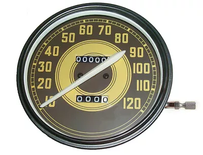  Military  Face 2:1 Ratio SPEEDOMETER 1941 - 1945 Harley Knuckle UL 45 WLA WLC • $118