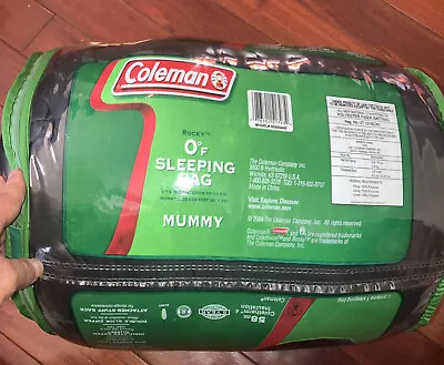 Coleman Mummy Sleeping Bag 0 Degrees New  • $80