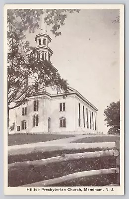 Postcard Hilltop Presbyterian Church Mendham New Jersey • $5.09