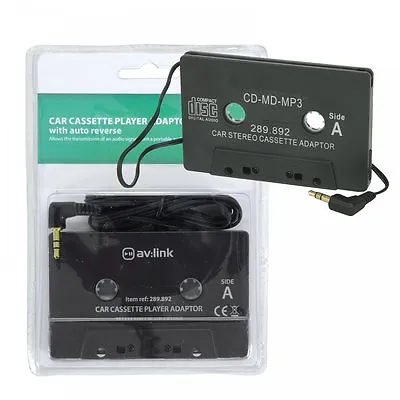 AV:link Car Cassette Player Adaptor For MP3 Devices Like Smart Phones & Pads • £7.33