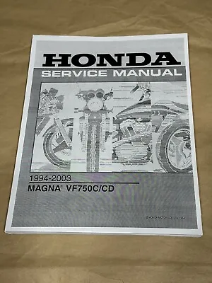 Factory Repair Service Shop Manual 1994-2003 Honda Magna 750 VF750C VF750CD • $31.99