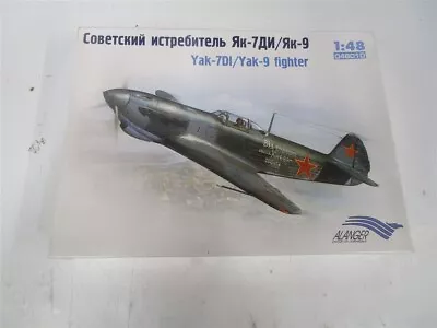 ALANGER 048010 Yak-7DI/Yak-9 Figter Model Plane 1:48 Scale NEW • $19.95