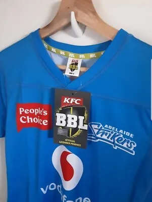 Adelaide Strikers BBL Jersey Size Men's Small SHORT SLEEVE SHIRT / AUSTRALIA • $95