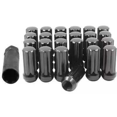 Black Spline Truck Lug Nuts 14x2.0 For Ford F150 Expedition Navigator Wheel Lock • $8.79