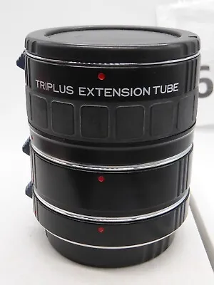 TRIPLUS Automatic Extension Tube Set C-AF Canon EF Mount For EOS 12mm 20mm 36mm • £22.50