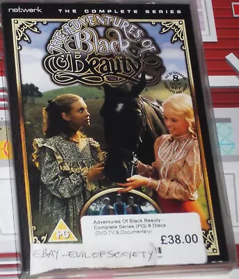 The Adventures Of Black Beauty Complete Series Tv Show 8 Dvd's Boxset Used • £38