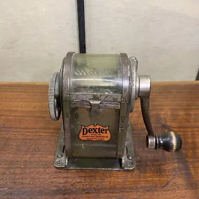 Vintage DEXTER AUTOMATIC PENCIL SHARPENER Made In The USA Chicago Works. Nice • $32