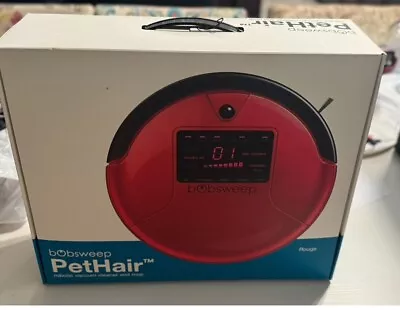 Bobsweep PetHair Robotic Vacuum Cleaner And Mop Rouge Red • $200