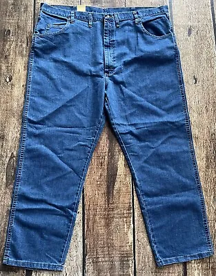 Wrangler Rugged Wear Rleaxed Fit Stretch Blue Jeans Mens Size 46x30 New With Tag • $24.99
