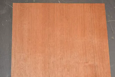 Makore Raw Wood Veneer Sheet 10 X 37 Inches 1/42nd Thick               R7629-39 • $7.89