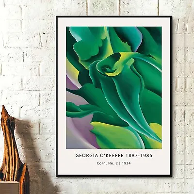 Georgia O'Keeffe Posters - Corn No. 2 - 1924 - Vintage Art Paintings Art • $39.99