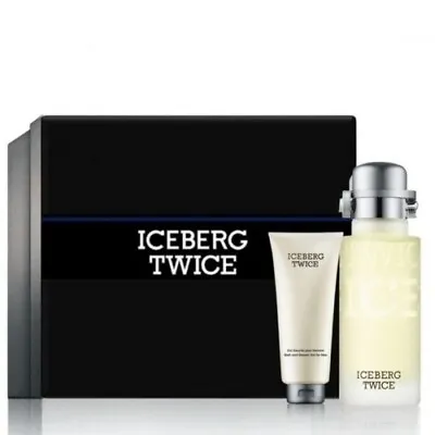 £22.95 • Buy Iceberg Twice For Him 125ml Eau De Toilette Spray +100ml Shower Gel Gift Set