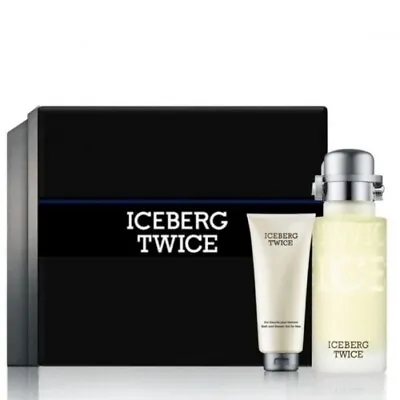 Iceberg Twice For Him 125ml Eau De Toilette Spray +100ml Shower Gel Gift Set • £19.94