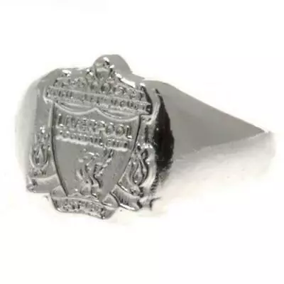 £12 • Buy Liverpool FC Silver Plated Crest Ring Large