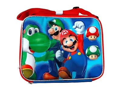 Super Mario Lunch Bag- Mario Yoshi Luigi Lunch Box • $18.95