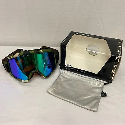 VonZipper Cleaver Snow Sport Goggles Tamouflage Camo Frame W/ Quasar Chrome • $63