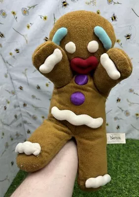 SHREK 'Gingy' Gingerbread Man Hand Puppet Soft Toy Plush Shrek The Musical 2017 • £11.99