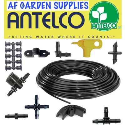 £3.20 • Buy 4mm Fittings Micro Irrigation Barbed Connectors Garden Watering Pipe Antelco